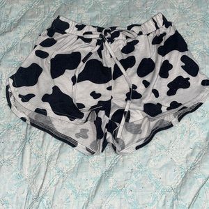 Cow Print Shorts